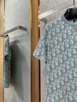 Dior Jacquard All-Over Print Short Sleeve T-Shirt 2 - 图片 5