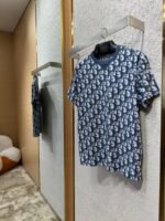 Dior Jacquard All-Over Print Short Sleeve T-Shirt 1 - 图片 3