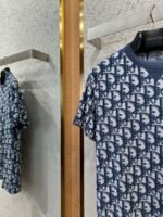 Dior Jacquard All-Over Print Short Sleeve T-Shirt 1 - 图片 5