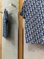 Dior Jacquard All-Over Print Short Sleeve T-Shirt 1 - 图片 6