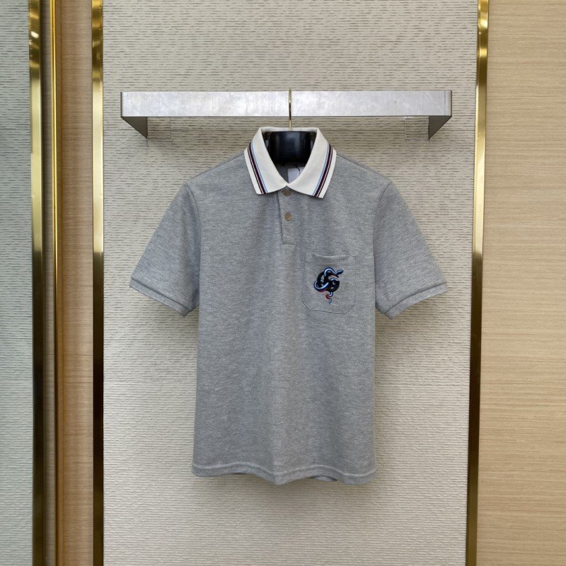 wsxc1740799085848_0.jpg Gucci Year of the Snake Polo Shirt - 图片 1
