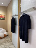 LV Checkered Terry Velour Short Sleeve T-Shirt - 图片 3