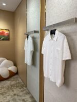 LV cut-out jacquard knit polo short-sleeved T-shirt - 图片 3