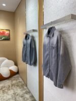 Prada Aged Grey Denim Jacket Coat - 图片 3