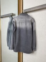 Prada Aged Grey Denim Jacket Coat - 图片 6