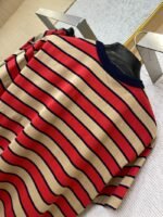 Prada Striped Pocket Short Sleeve T-Shirt Red - 图片 8