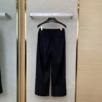 LV embroidered casual wide-leg trousers - 图片 2