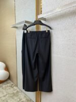 LV embroidered casual wide-leg trousers - 图片 7