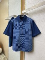 LV America??s Cup Checkered Short Sleeve Shirt - 图片 5
