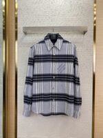 LV brushed wool lapel shirt