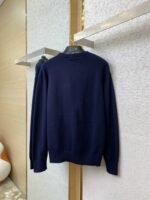 Gucci Year of the Snake Appliqu?? Crew Neck Sweater Navy - 图片 7