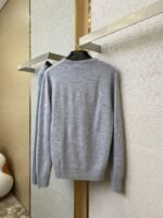 Gucci Year of the Snake Appliqu?? Crew Neck Sweater Grey - 图片 7