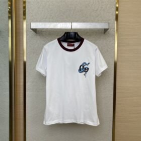 Gucci Year of the Snake Print Short Sleeve T-Shirt