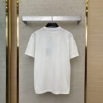 LV Ribbon Embroidered Knit Short Sleeve T-Shirt - 图片 2