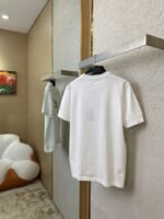 LV Ribbon Embroidered Knit Short Sleeve T-Shirt - 图片 4