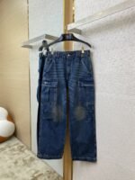 Prada Triangle Label Aged Denim Trousers - 图片 5