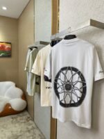 Balenciaga Lamborghini Co-Printed Short Sleeve T-Shirt Beige - 图片 4