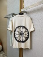 Balenciaga Lamborghini Co-Printed Short Sleeve T-Shirt Beige - 图片 7