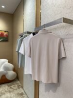 Dior Co-Branded Cat Embroidered Short Sleeve Polo Shirt White - 图片 4