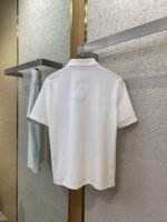 Dior Co-Branded Cat Embroidered Short Sleeve Polo Shirt White - 图片 7
