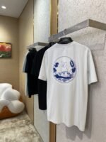 Dior Co-Branded Cat Embroidered Short Sleeve T-Shirt White - 图片 4