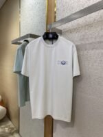 Dior Co-Branded Cat Embroidered Short Sleeve T-Shirt White - 图片 5