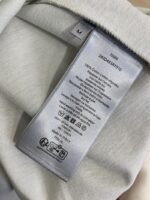 Dior Co-Branded Cat Embroidered Short Sleeve T-Shirt White - 图片 9