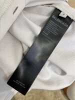 Balenciaga Love Hearts Graffiti Short Sleeve T-Shirt Black - 图片 9