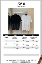 LV Rhinestone Gradient Knit Short Sleeve T-Shirt Black - 图片 9