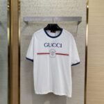 Gucci Printed Round Neck Short Sleeve T-Shirt