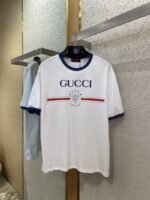 Gucci Printed Round Neck Short Sleeve T-Shirt - 图片 5
