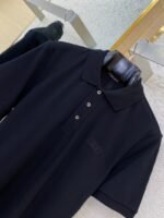 Dior Logo Embroidered Polo Shirt Black - 图片 6