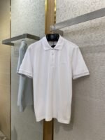 Dior Logo Embroidered Polo Shirt White - 图片 5