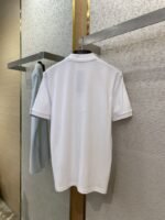 Dior Logo Embroidered Polo Shirt White - 图片 7