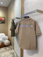 LV Collarless Logo Jacquard Cardigan - 图片 5