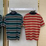 Prada Striped Pocket Short Sleeve T-Shirt Red - 图片 2