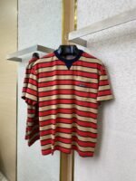 Prada Striped Pocket Short Sleeve T-Shirt Red - 图片 5