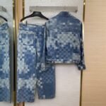 LV Mosaic Denim Trousers - 图片 2