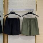 Gucci Jacquard Drawstring Casual Shorts Green