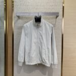 Dior Logo Embroidered Jacket Coat