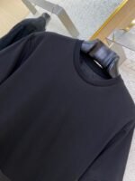 Prada Patchwork Short Sleeve T-Shirt Black - 图片 6
