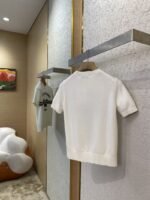Dior Butterfly Appliqué Knit Short Sleeve T-Shirt - 图片 4