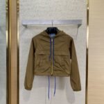 Prada Triangle Label Nylon Hooded Jacket