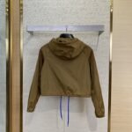 Prada Triangle Label Nylon Hooded Jacket - 图片 2