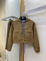 Prada Triangle Label Nylon Hooded Jacket - 图片 5