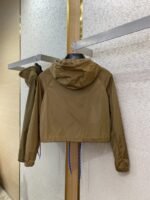 Prada Triangle Label Nylon Hooded Jacket - 图片 7