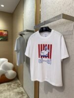 Bottega Veneta White Rabbit Print Short Sleeve T-Shirt - 图片 3