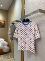 LV Printed Short Sleeve T-Shirt - 图片 3