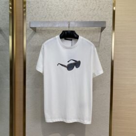 LV Sunglasses Print Short Sleeve T-Shirt