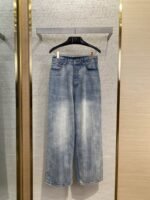 Balenciaga Washed Denim Trousers